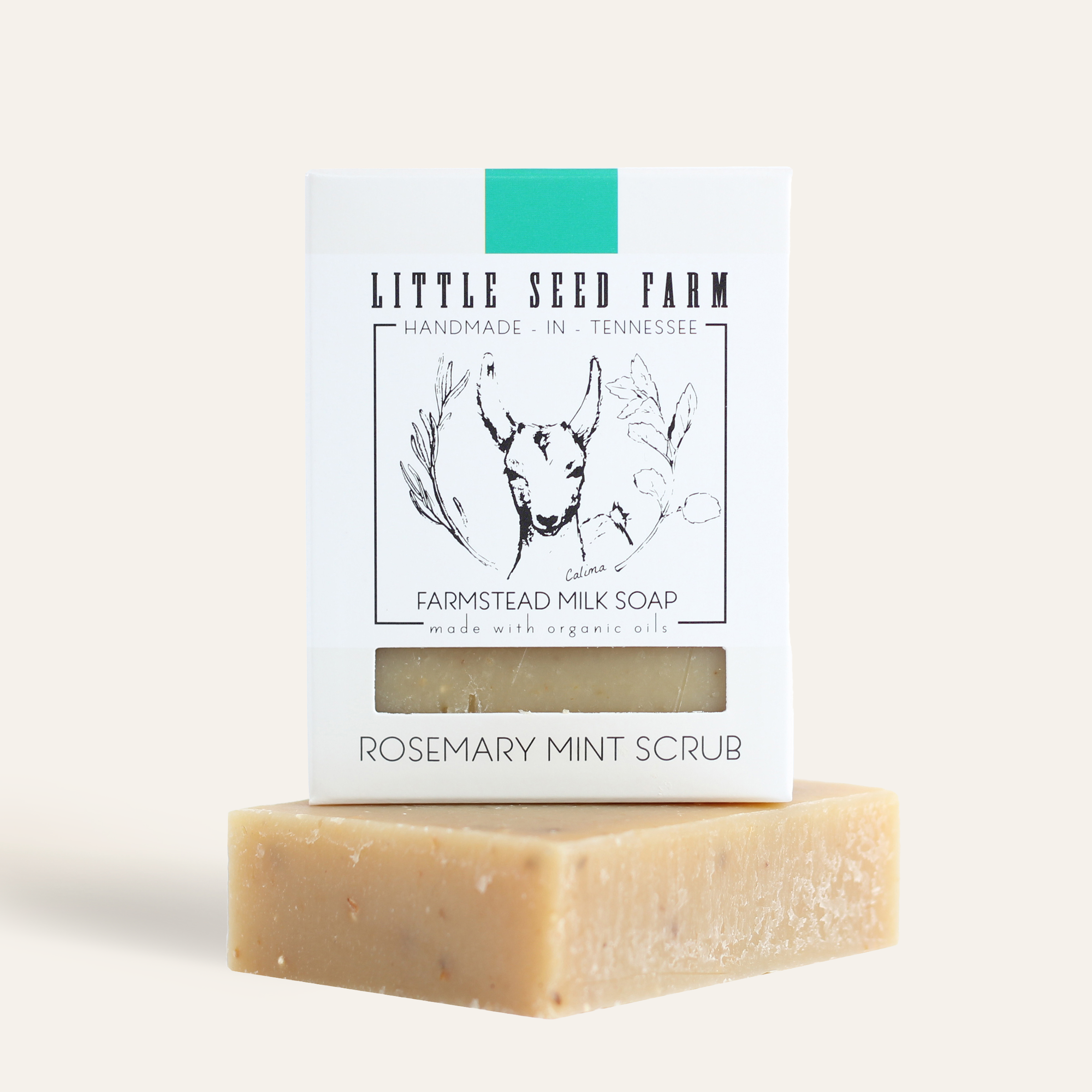 Little Seed Farm Rosemary Mint Bar Soap
