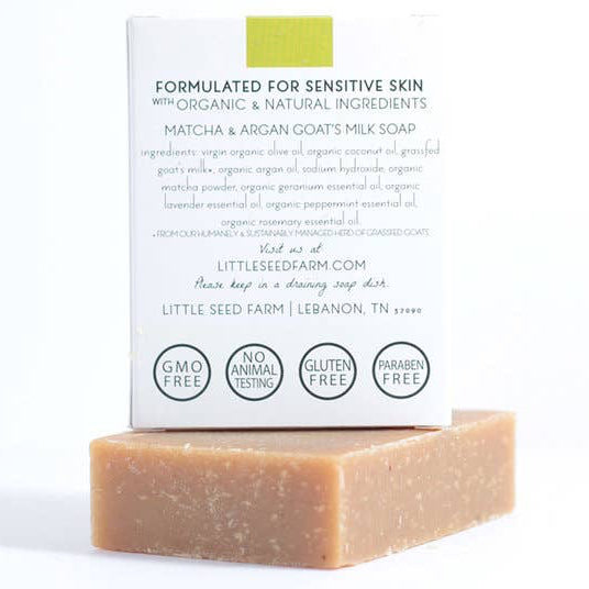 Little Seed Farm Matcha & Argan Bar Soap