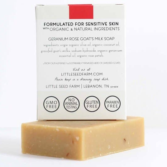 Little Seed Farm Geranium Rose Bar Soap