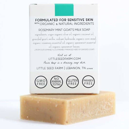 Little Seed Farm Rosemary Mint Bar Soap