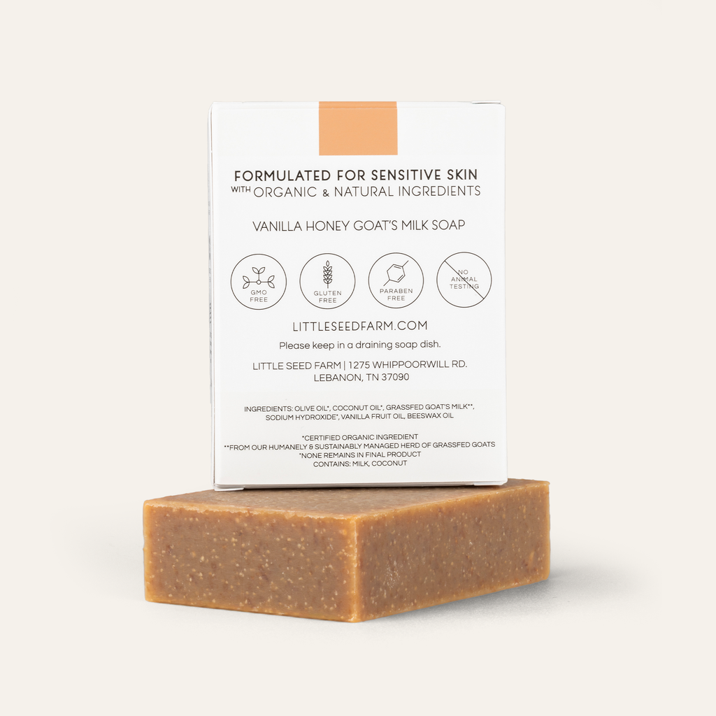 Little Seed Farm Vanilla Honey Bar Soap