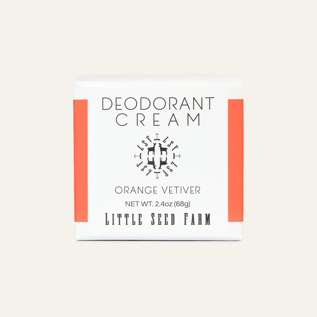 Little Seed Farm Orange Vetiver Deodorant Cream-Summer Seasonal