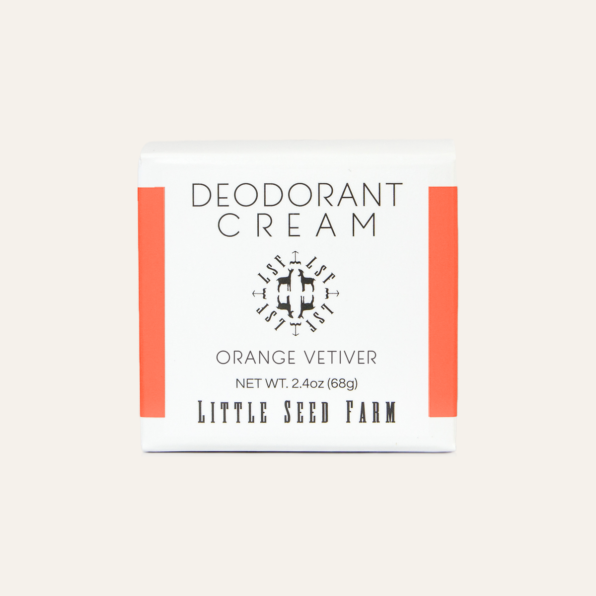 Little Seed Farm Orange Vetiver Deodorant Cream-Summer Seasonal