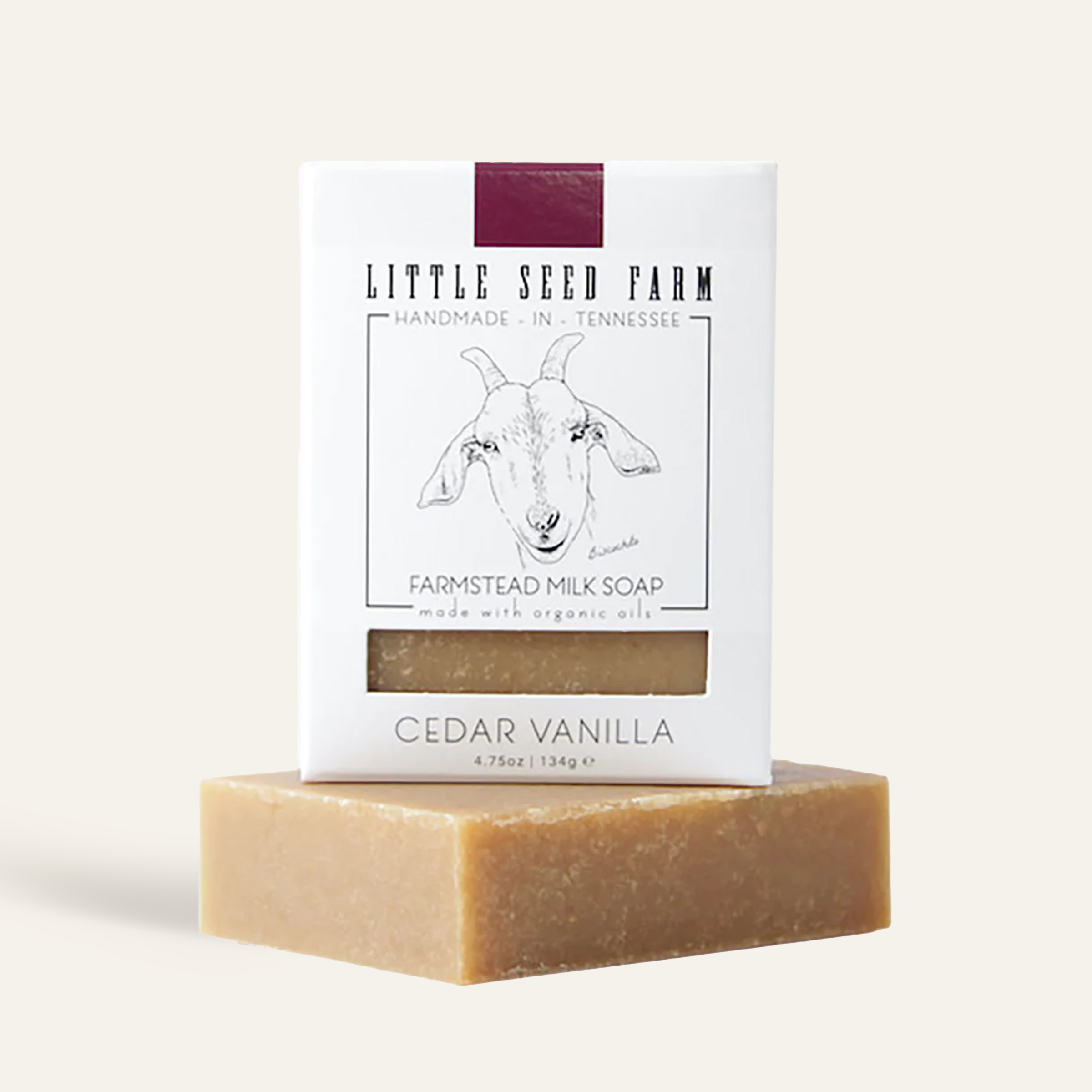 Little Seed Farm Cedar Vanilla Bar Soap