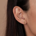 JaxKelly Stud Cross Gold Earrings