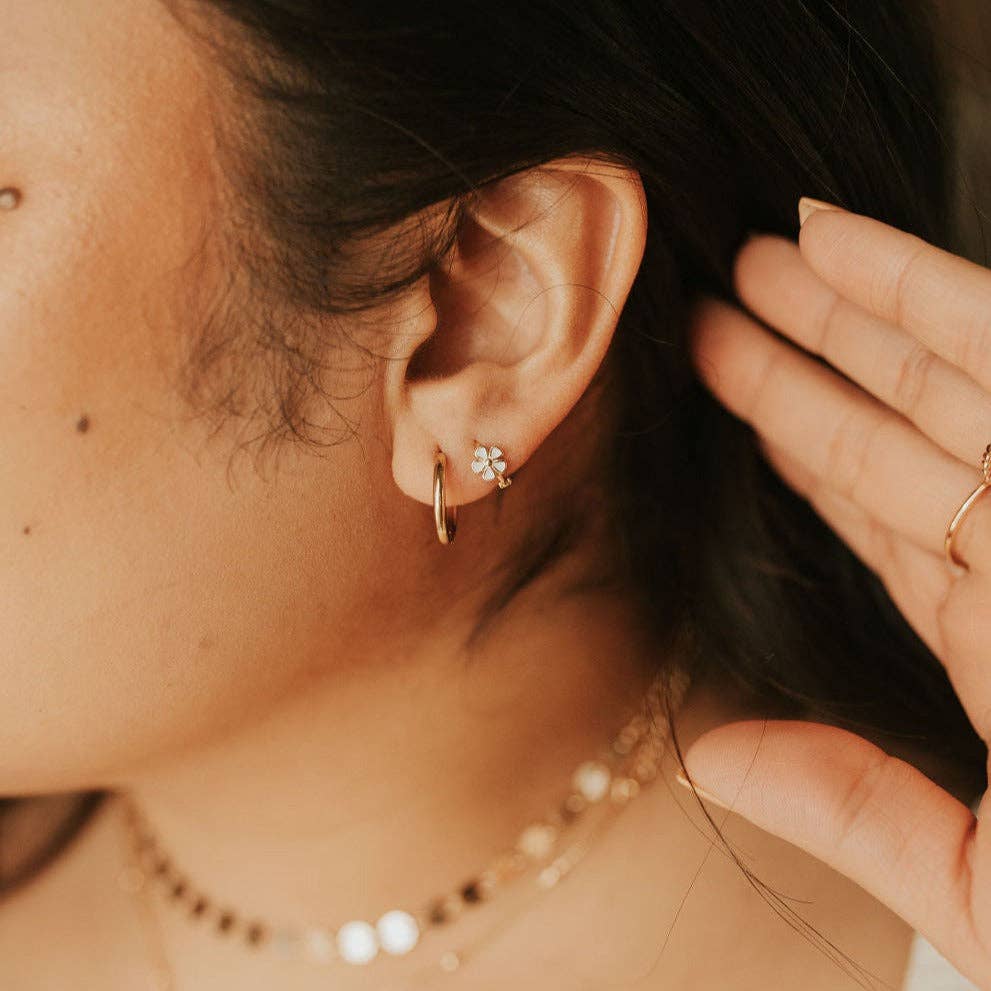 Mauve Jewelry Co.-Flower Mini Hoops
