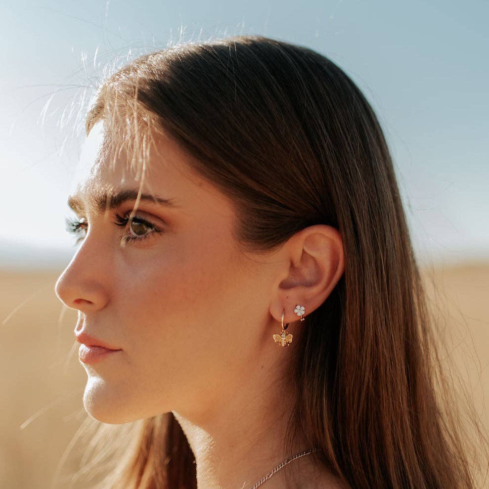 Mauve Jewelry Co.-Flower Mini Hoops