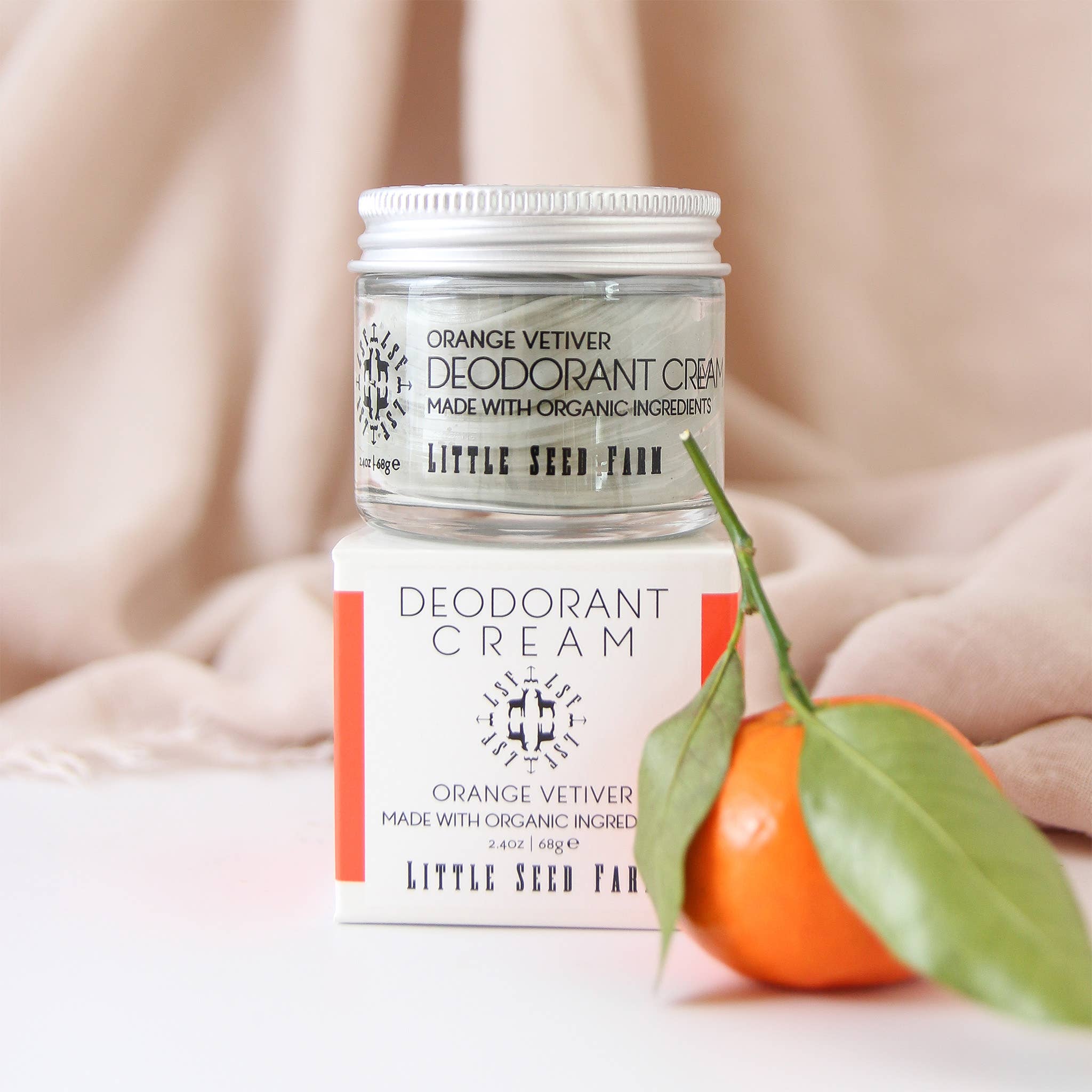 Little Seed Farm Orange Vetiver Deodorant Cream-Summer Seasonal