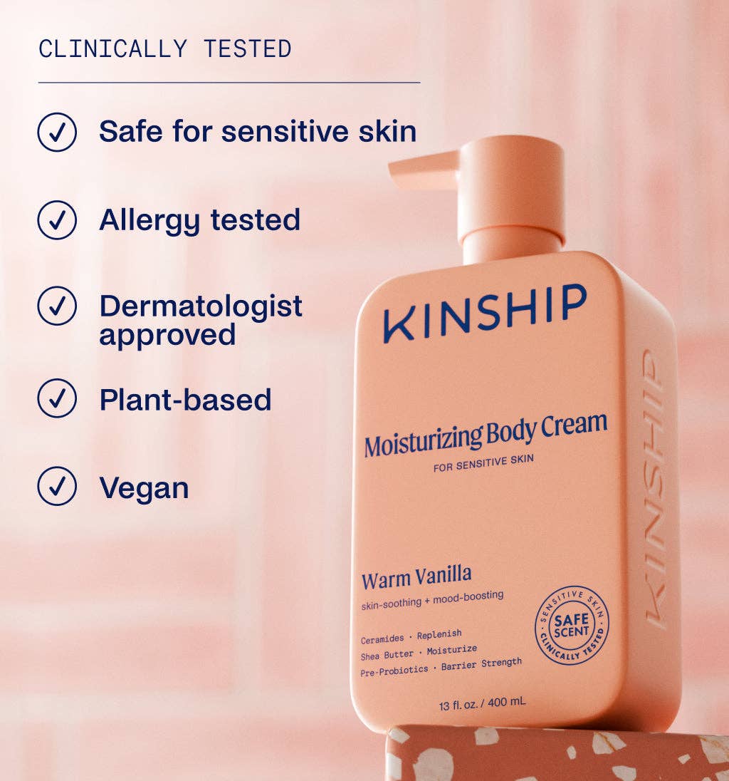 Kinship Moisturizing Body Cream - Warm Vanilla
