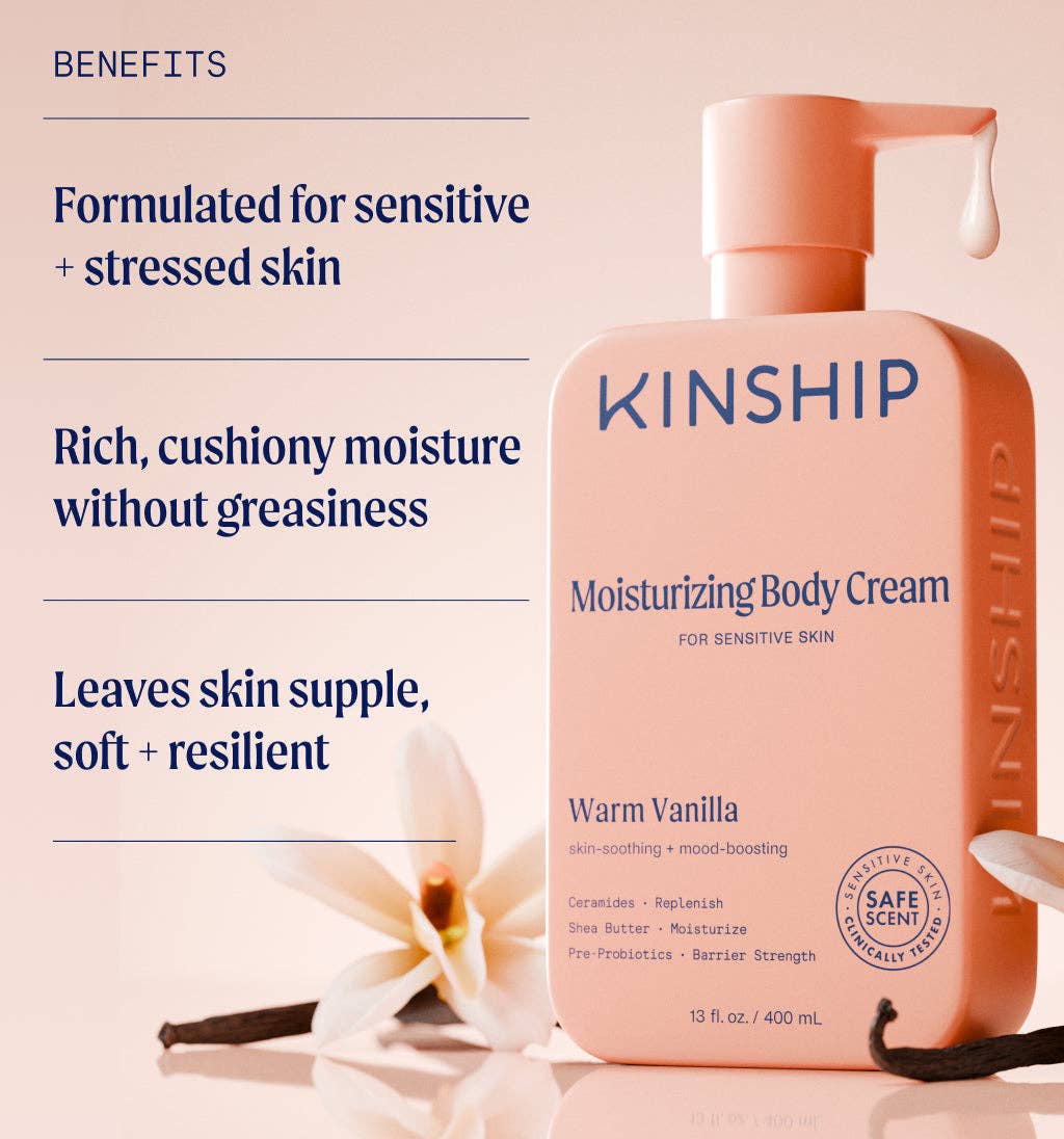Kinship Moisturizing Body Cream - Warm Vanilla