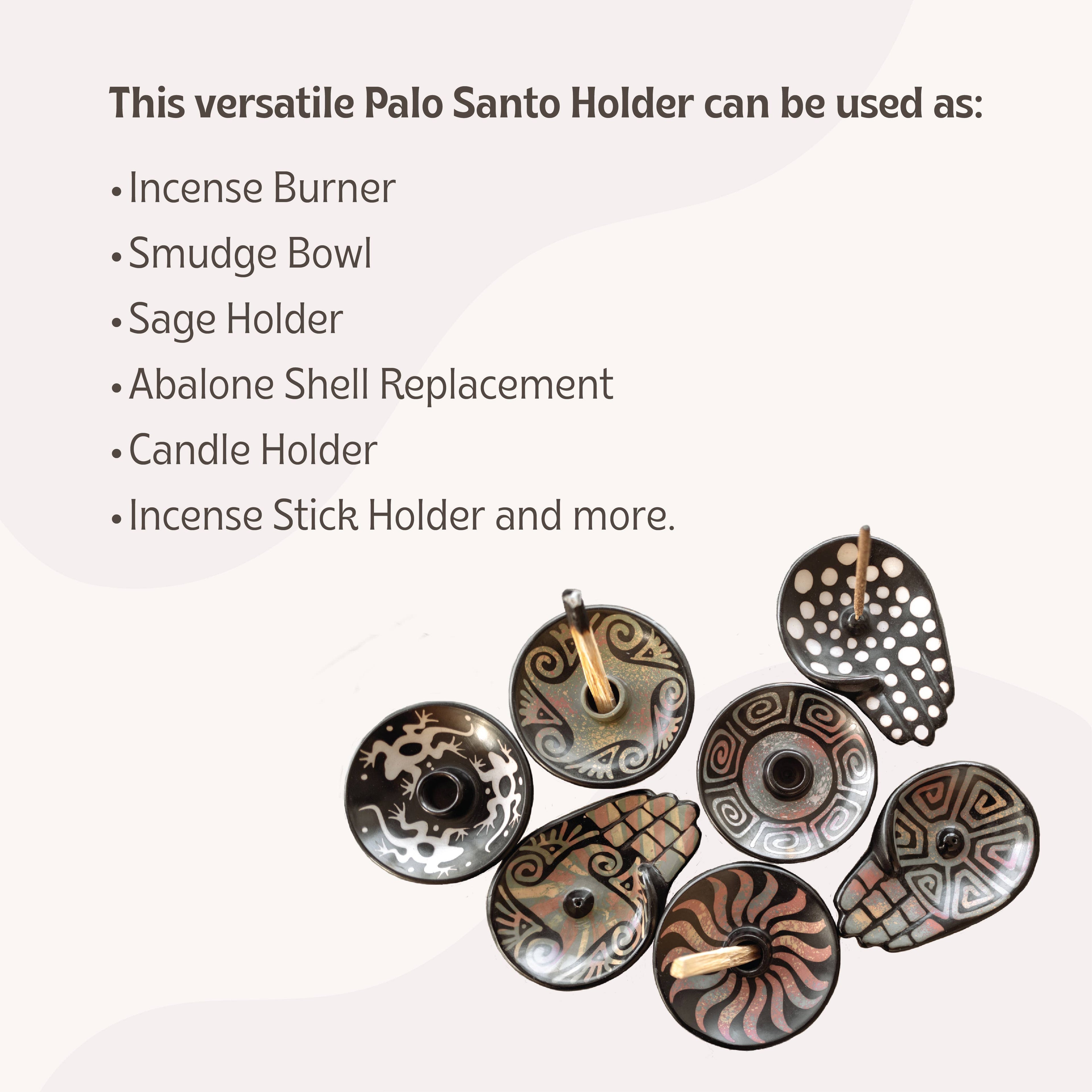Luna Sundara-Chulucanas Ceramics Palo Santo Holder