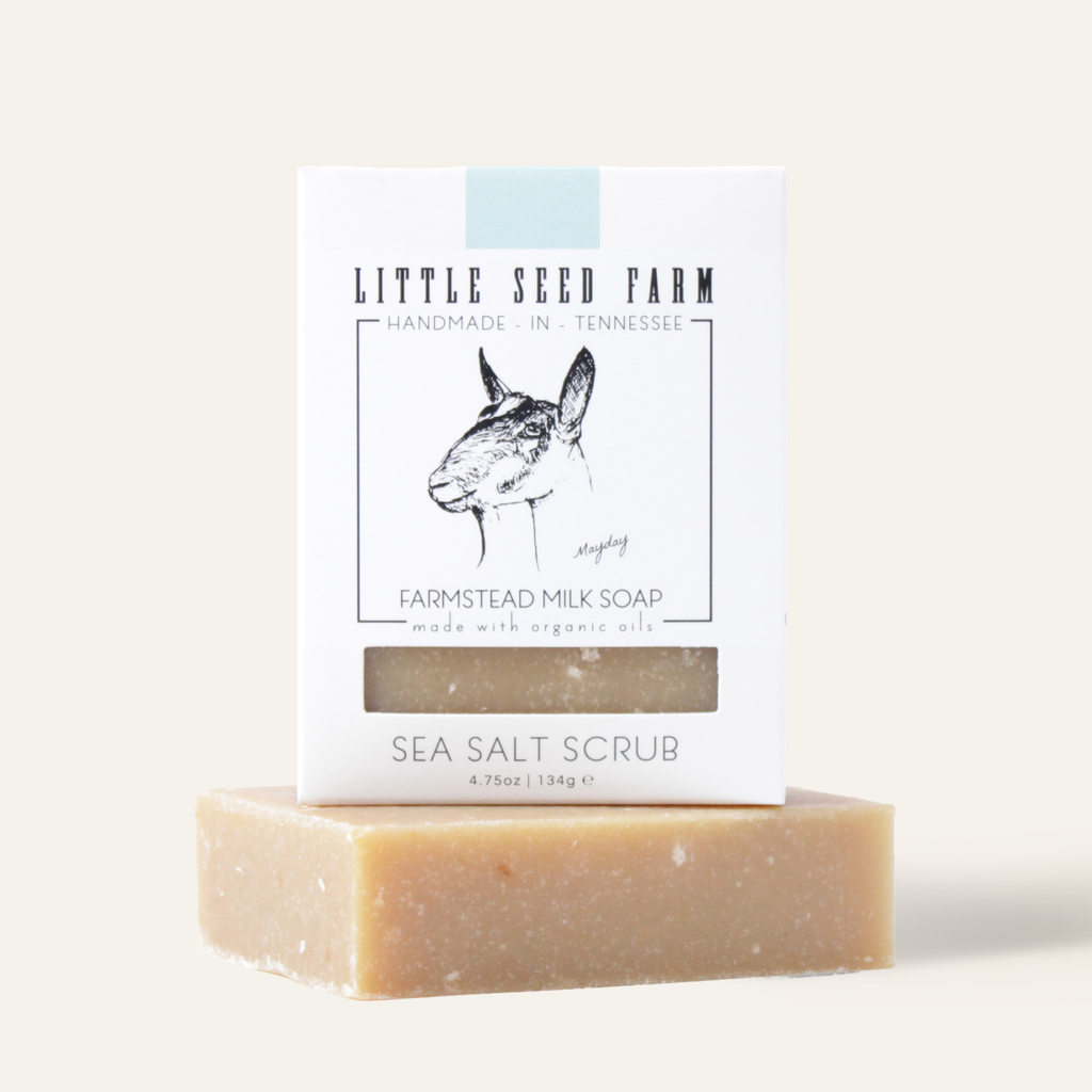 Little Seed Farm Sea Salt Bar Soap-Toning & Exfoliating