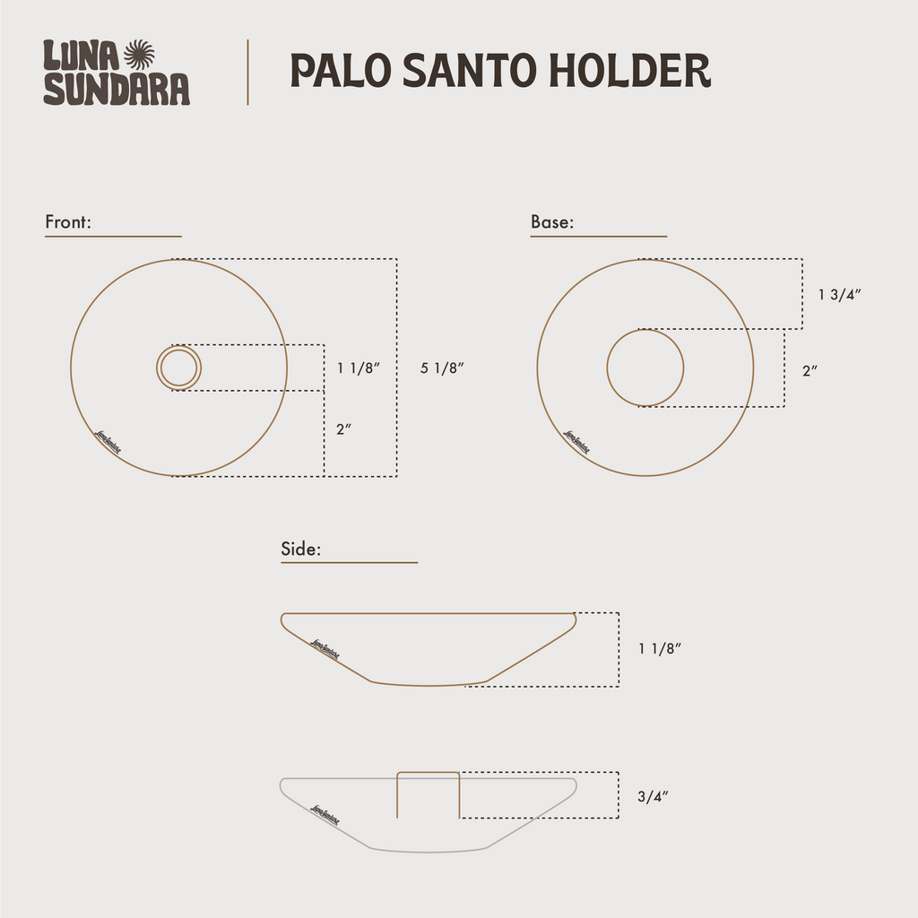 Luna Sundara-Chulucanas Ceramics Palo Santo Holder