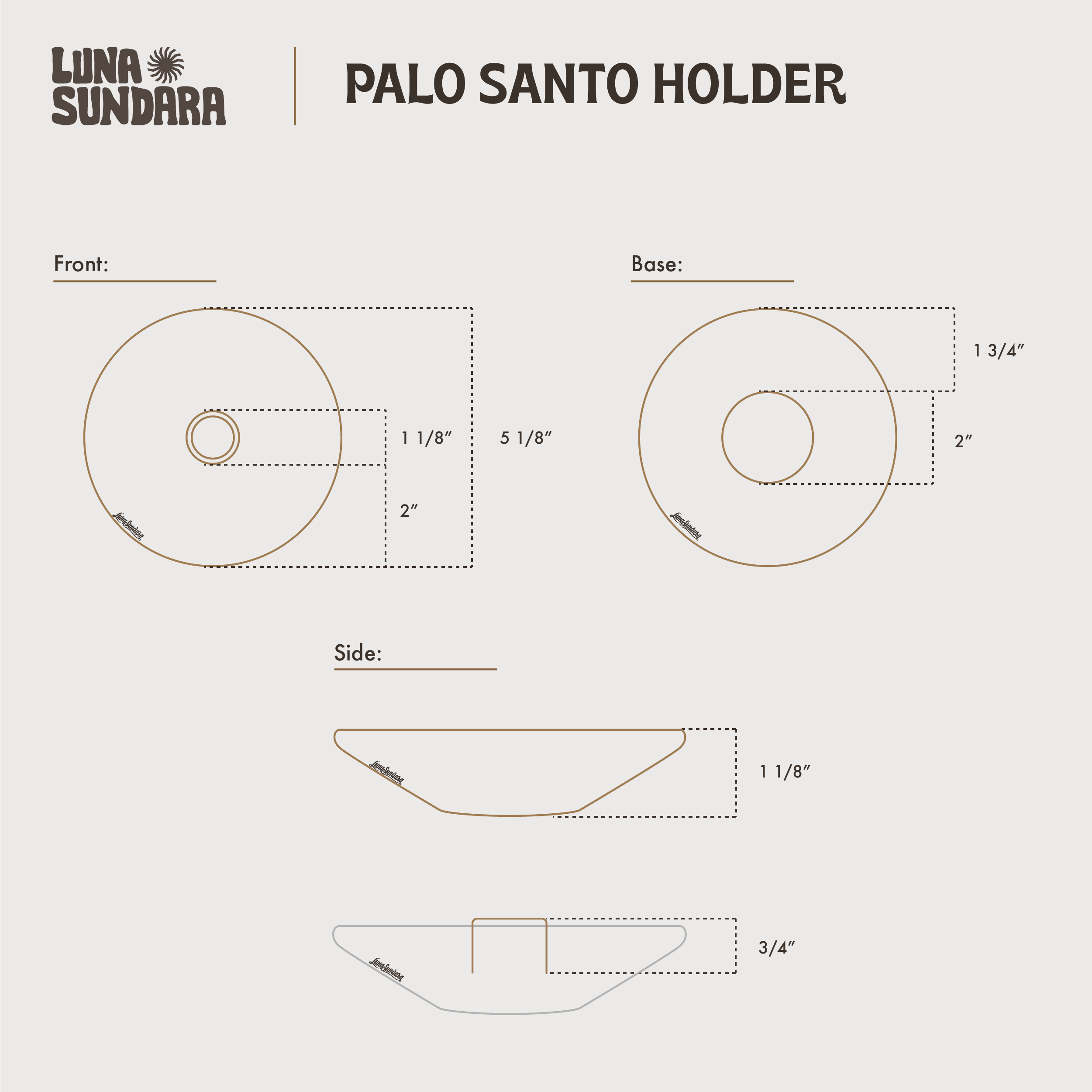 Luna Sundara-Chulucanas Ceramics Palo Santo Holder
