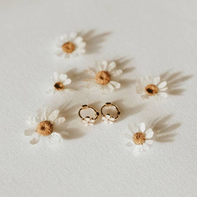 Mauve Jewelry Co.-Flower Mini Hoops